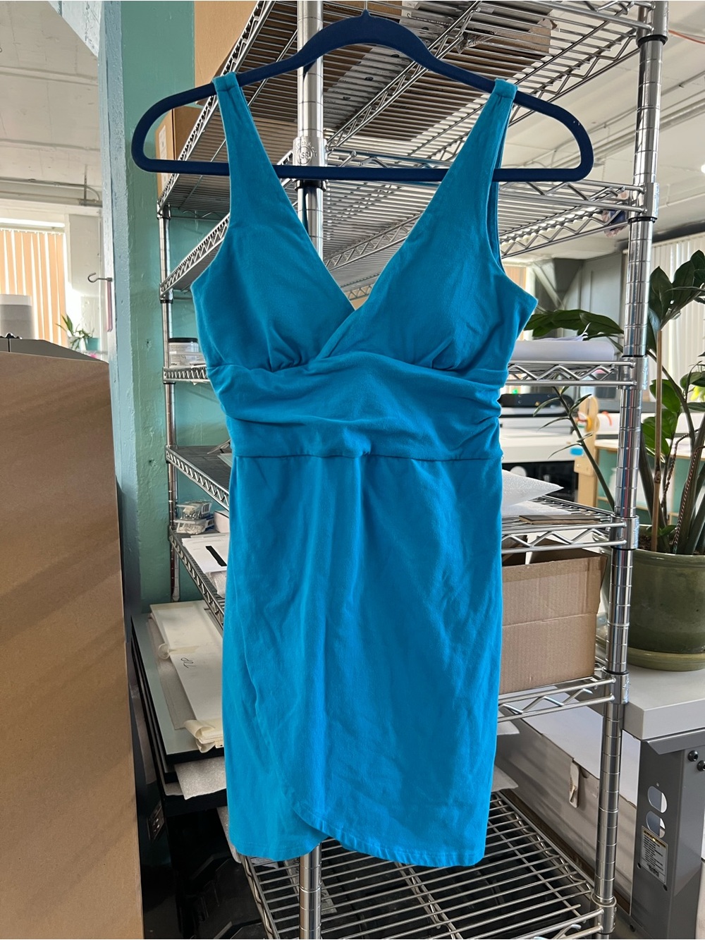 Y2K Victoria’s Secret Blue V-Neck Slip Dress
